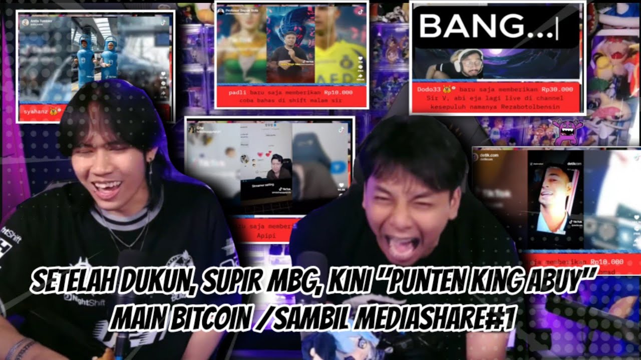 ngobrolin kelakuan king abuy terbaru sambil react mediashare umi dera x bang upi @LuthfiHalimawan 