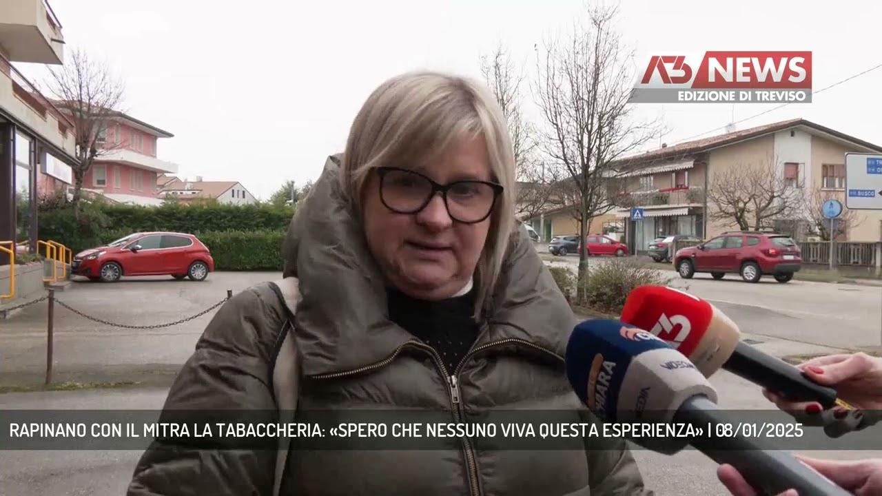 RAPINANO CON IL MITRA LA TABACCHERIA: «SPERO CHE NESSUNO VIVA QUESTA ESPERIENZA» | 08/01/2025