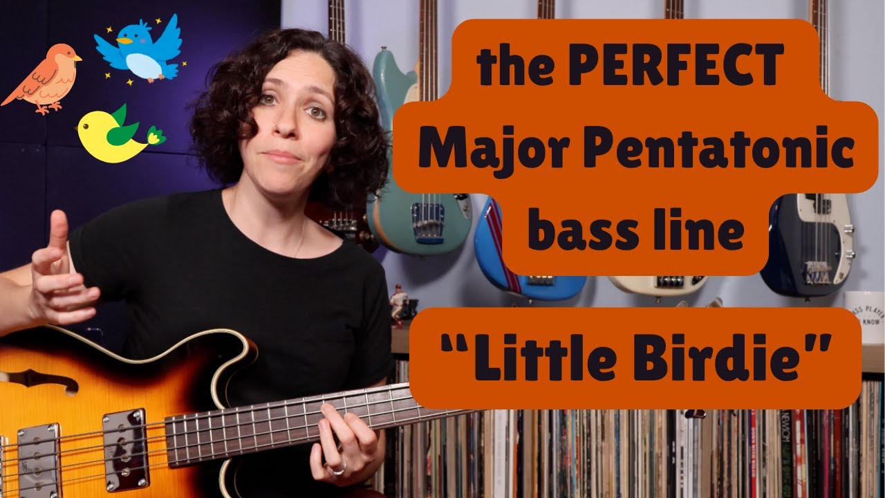 The Perfect Major Pentatonic Bass Lesson | Learn Vince Guaraldi’s 'Little Birdie' Bass Line