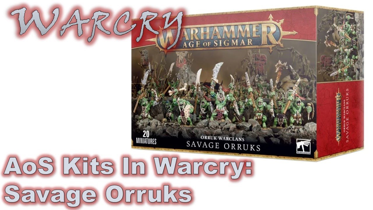 AoS Kits in Warcry: Savage Orruks