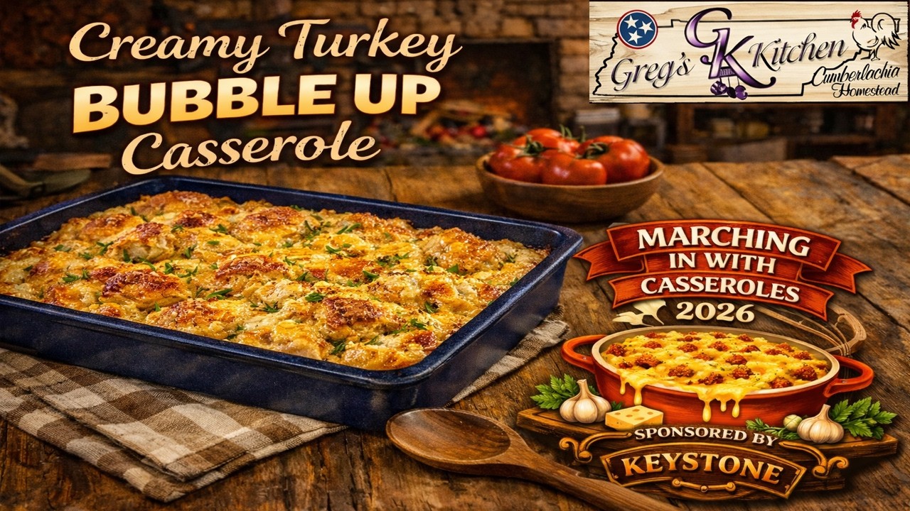 Creamy Turkey Bubble Up Casserole - Marching In With Casseroles 2026