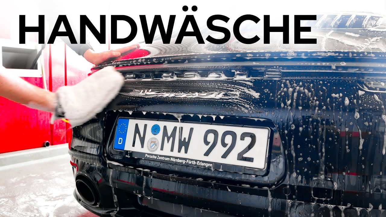 Auto Handwäsche Anleitung - Tutorial I Porsche 911 992 Carrera GTS Cabriolet
