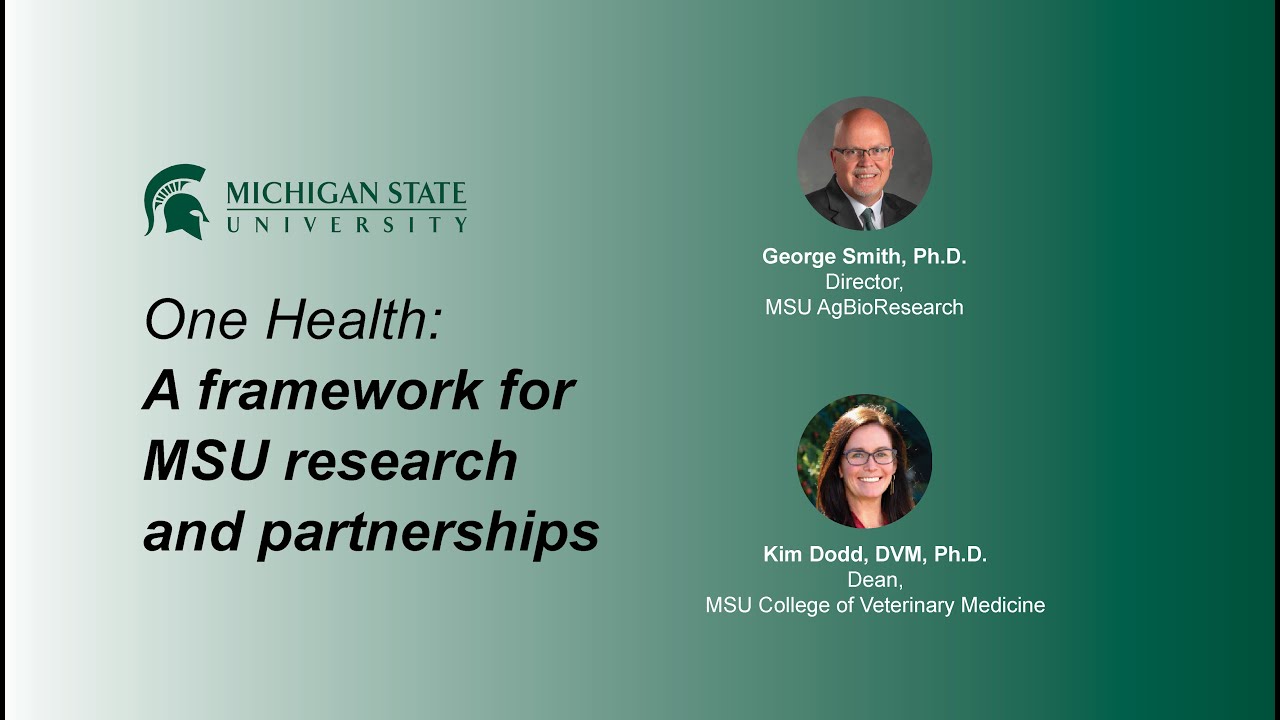 MSU AgBioResearch Podcast - One Team, One Health with the College of Veterinary Medicine
