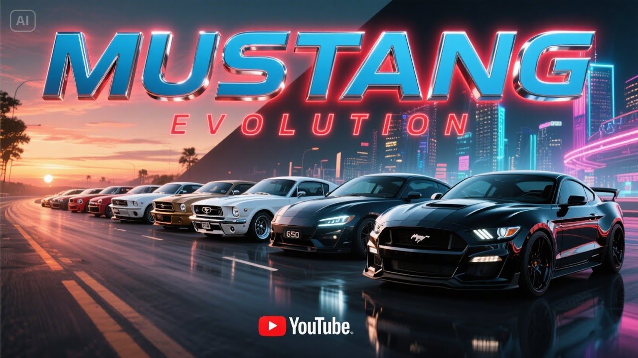 Ford Mustang Evolution: Every Year (1964½–2025)