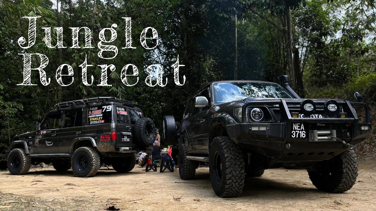Vlog:  Jungle Retreat Adventure, Dec 2024 - Off-Roading to Ulu Tamu, Batang Kali with 4x4 Buddies.