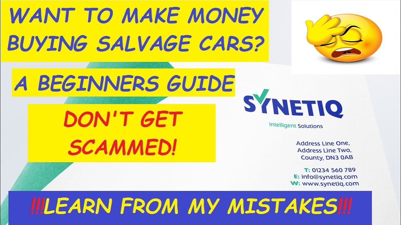 Looking To Buy A Crashed Salvage Cars At Auction? Check Out Our Guide And Tips From Synetiq!