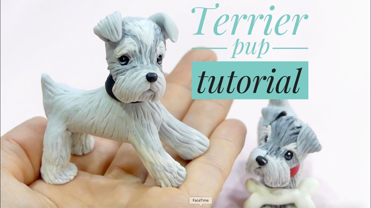 HOW TO MAKE A TERRIER PUPPY | EASY TUTORIAL | Patricia Santoro | 如何製作梗犬 | 簡易教學 |
