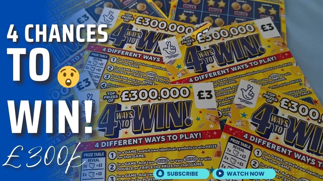 Can I hit the £300k jackpot on the new 4 Ways To Win scratchcards!? 🎰 