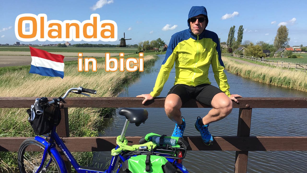 Giro dell' Olanda in bicicletta - Holland tour on city bike