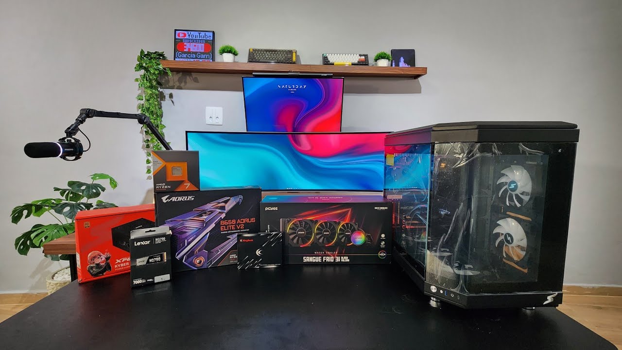 Montando meu Novo PC Gamer com Ryzen 7 7800x3d, AM5 e DDR5!