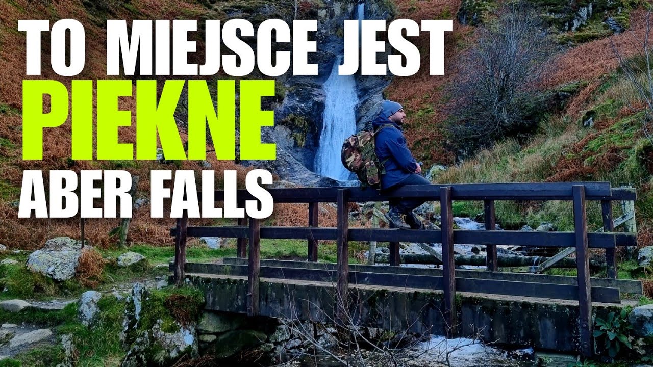 Wodospady   niczym z  bajki ( Aber Falls - Walia)