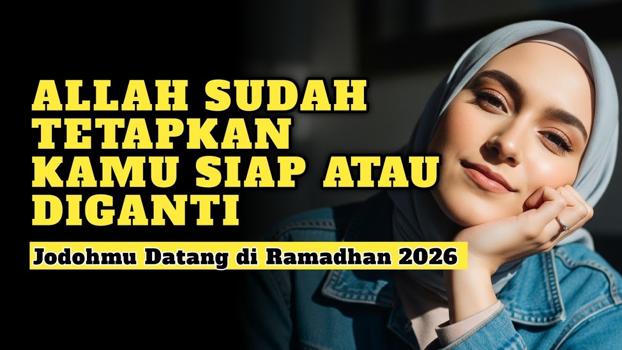 SEBELUM RAMADAN DATANG, ALLAH SEDANG MENENTUKAN JODOHMU