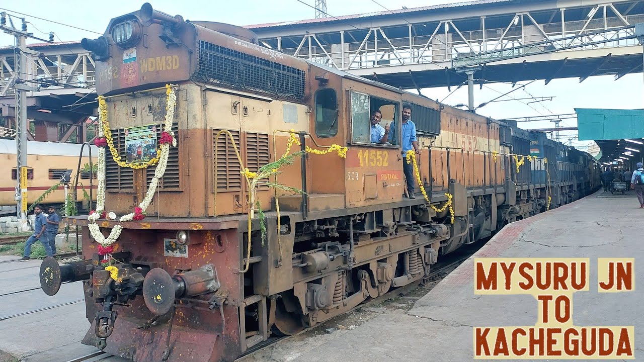 FULL JOURNEY to KACHEGUDA PART 2/4: RIDE BEHIND THE TWIN ALCo's 😍- ONE FINAL TIME 😢| INDIAN RAILWAYS