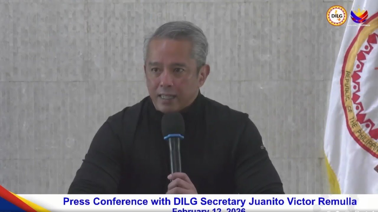DILG Press Conference with Secretary Juanito Victor Remulla | February 12, 2026