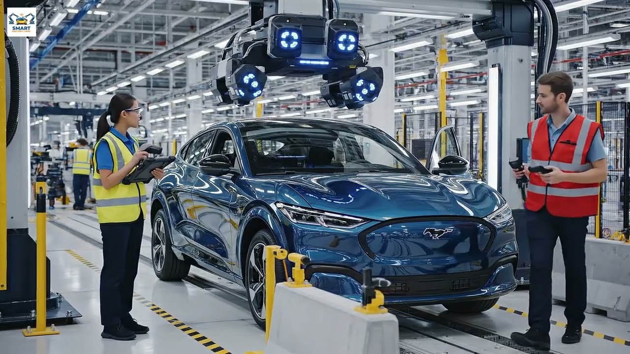Ford Mustang Mach-E Electric Assembly Process: Advanced EV Manufacturing