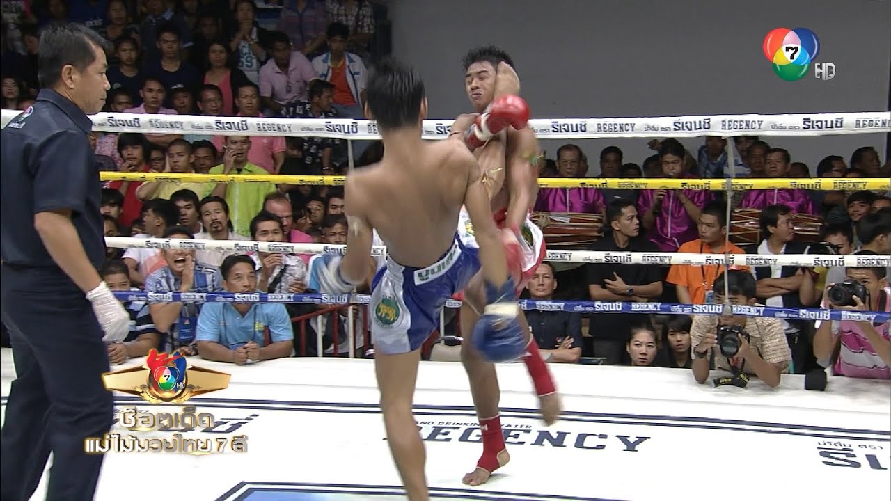 เปรี้ยวปาก ยอดอัศวินทรานสปอร์ต vs โชคพิชิต เพชรมีเพียร | ช็อตเด็ดแม่ไม้มวยไทย 7 สี