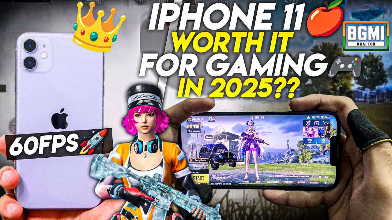 IPHONE 11 WORTH IT FOR GAMING IN 2025🔥•IPHONE 11 BGMI/PUBG TEST IN 2025😍•IPHONE 11 GAMES REVIEW 2025