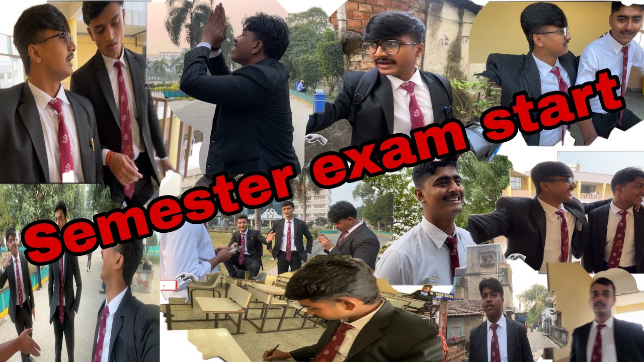 Semester exam suru ho gya 👌🫡 | Exam | Vlogs |College Life | Semester Days | Masti | Fun | Cheating 😇