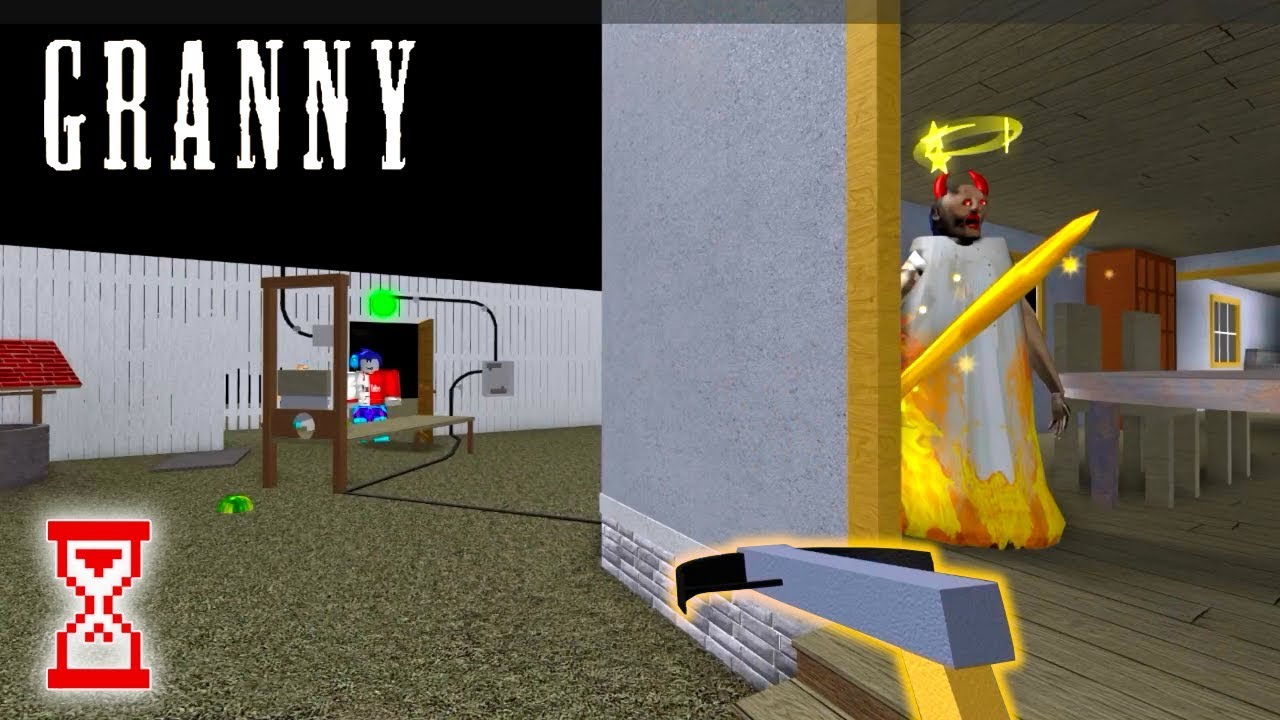 Бегаем от золотой Бабки | Roblox Granny