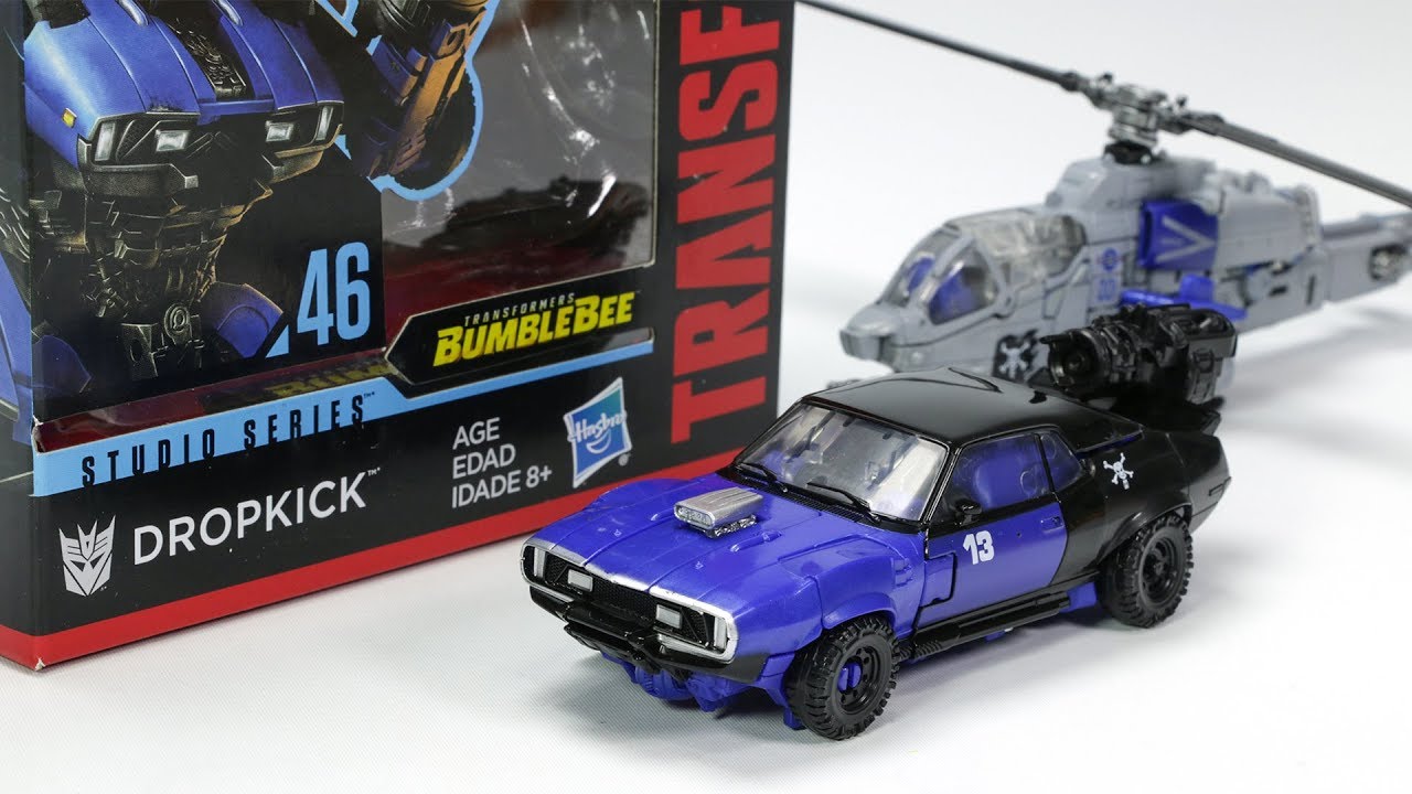 Transformers Movie Bumblebee Studio Series SS-46 Dropkick Car Helicopter Robot Toys