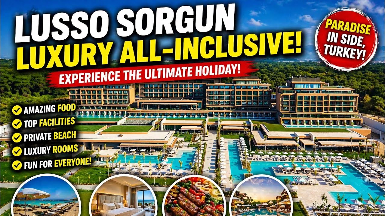 Lusso Sorgun Hotel Antalya Turkey Ultra All Inclusive 5 Star Hotel New Hotel Opening 2025