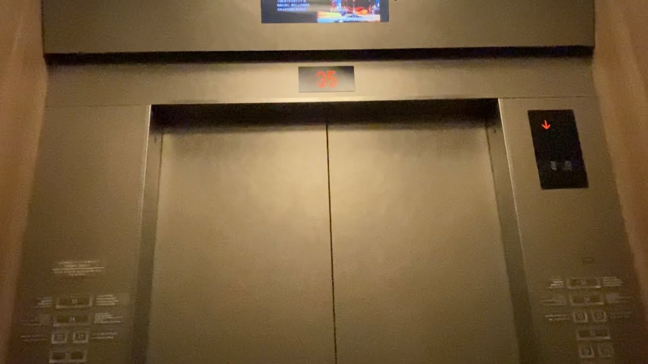 【速度速い】ヒルトン福岡シーホーク　高層階行きエレベーター