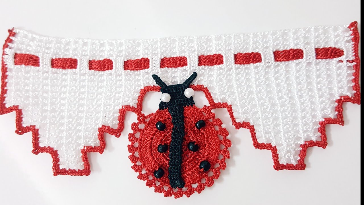 639 Uğur Böceği Havlu Kenarı Yapımı