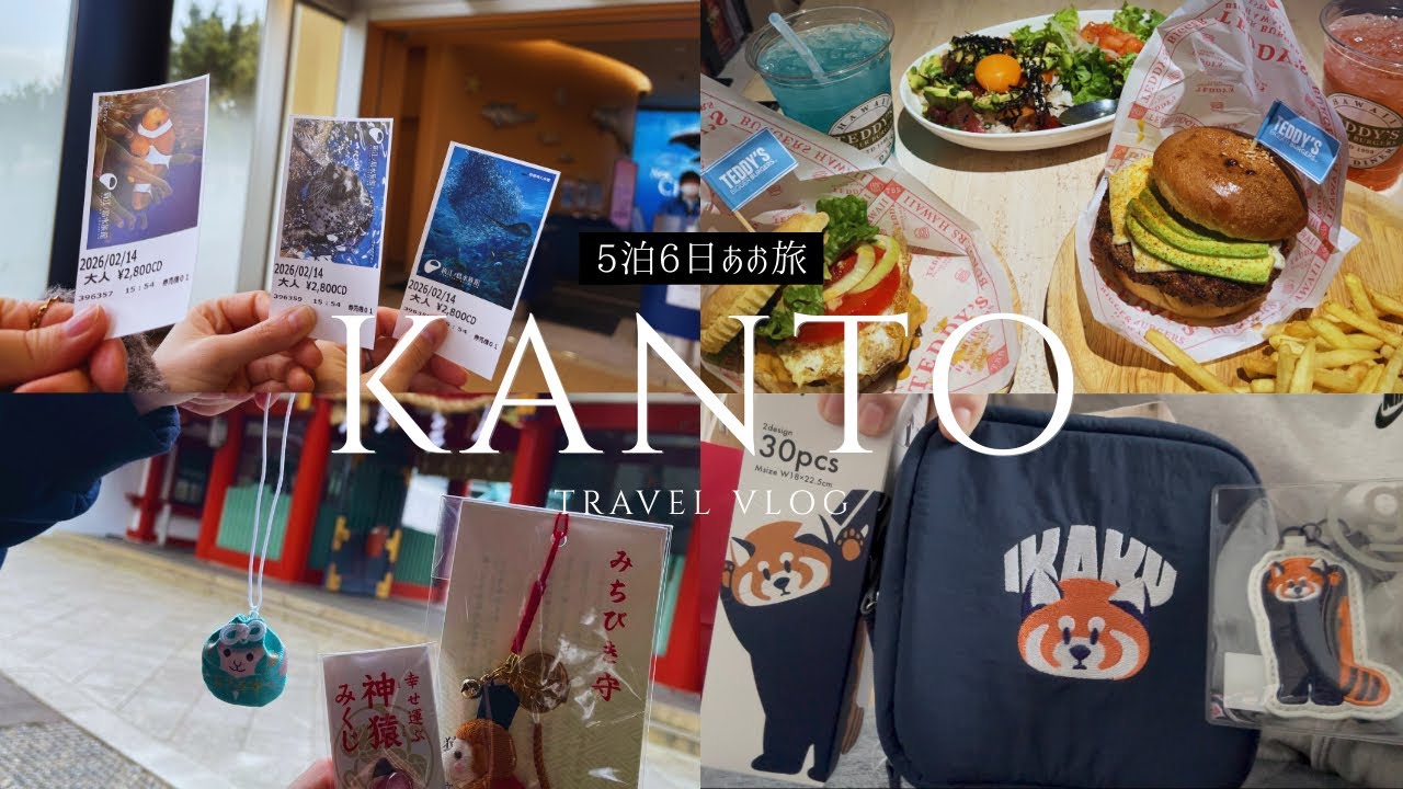 【あお旅】5泊6日 関東横断の旅｜観光と再会