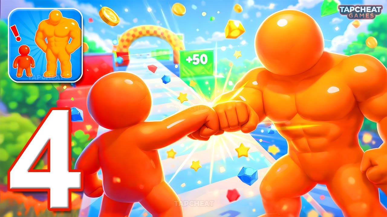 Tall Man Run - Gameplay Walkthrough Part 4 - Be Taller & Wider With Every Move (Android, iOS)