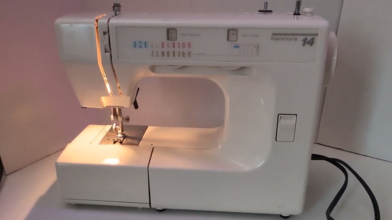 Sears Kenmore Sewing Machine Model 385 Power Cord Pedal & Accessories WORKS