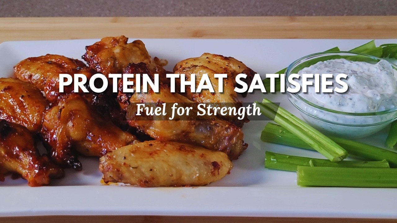 Air Fryer Wings and Homemade Ranch Dressing
