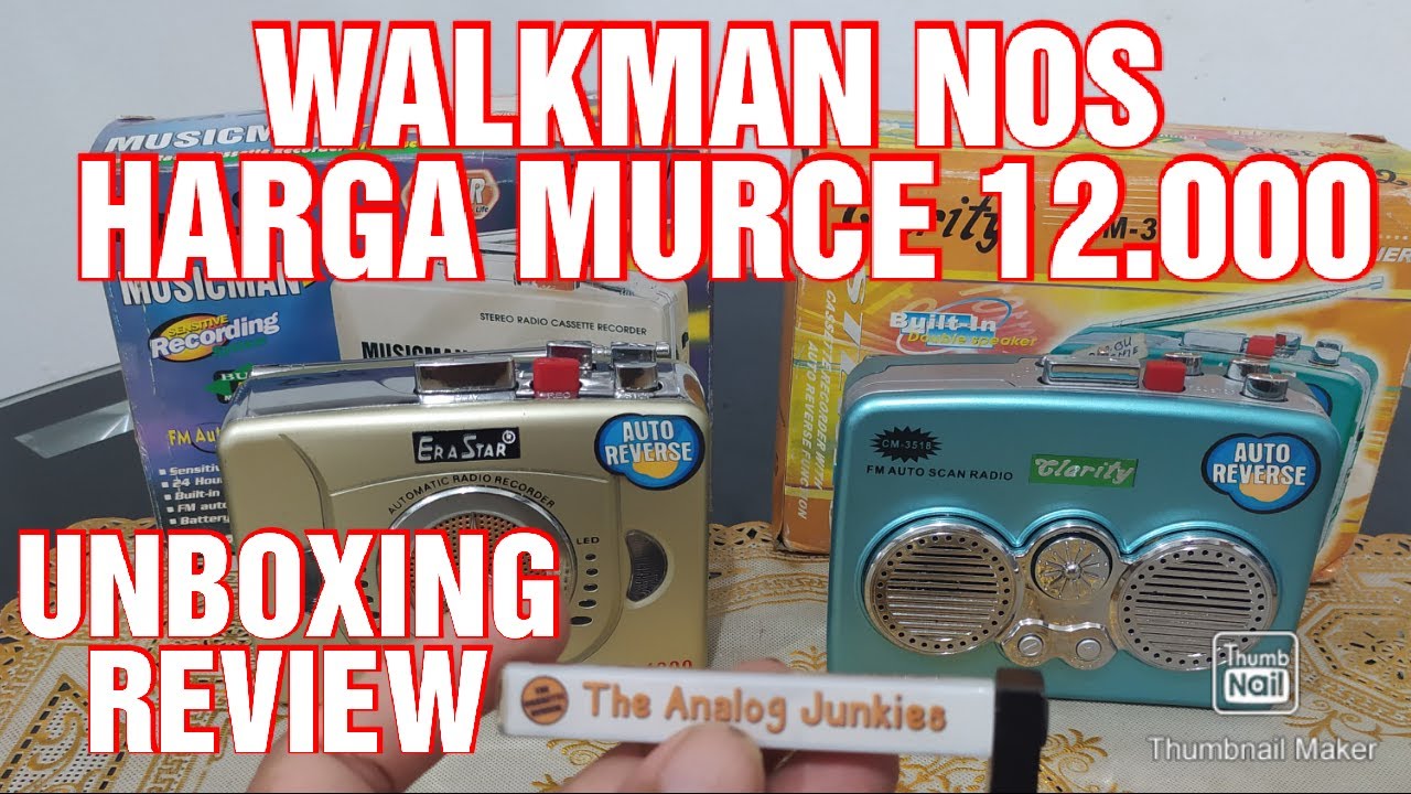 WALKMAN NOS (New Old Stock) Harga Rp.12 Ribuan - Worth It Gak? Unboxing & Review