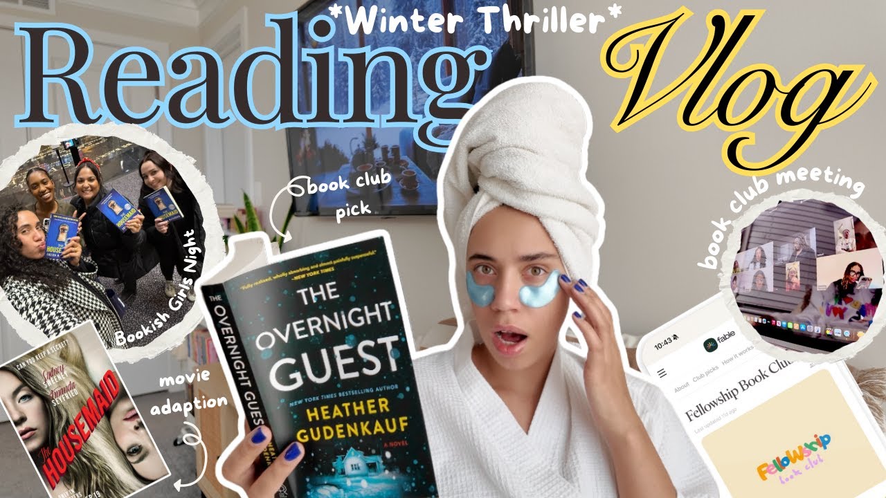 Наступил сезон триллеров? ❄️📖 Видеоблог о чтении, фильм «Горничная» + организация книжного клуба