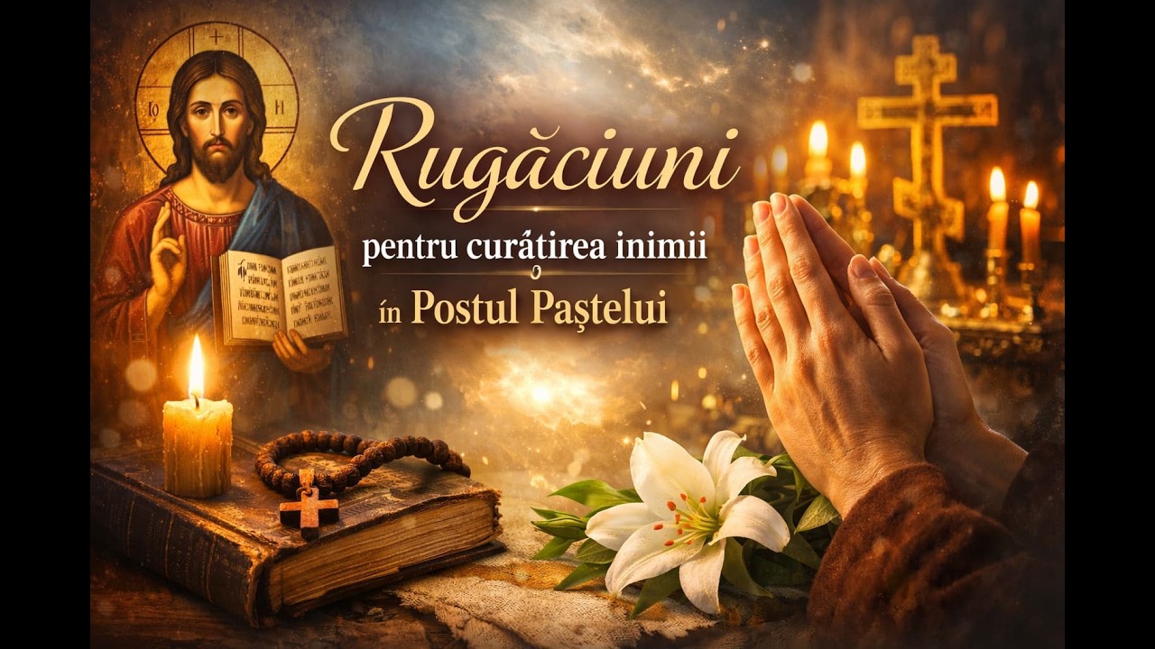 Rugăciuni pentru Curățirea Inimii în Postul Paștelui ✝️ Rugăciuni de Pocăință și Liniște Sufletească