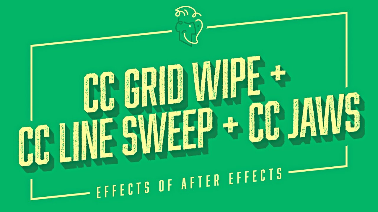 CC Grid Wipe + CC Line-Sweep + CC Jaws | Эффекты After Effects