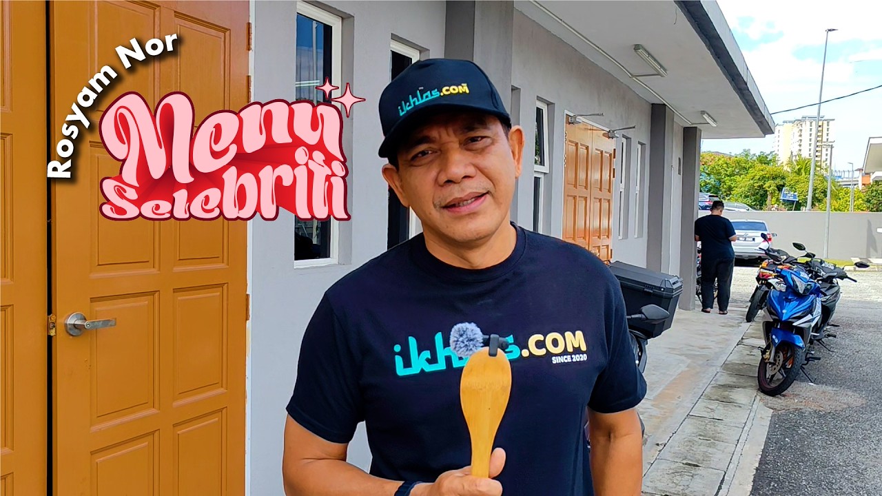 Mendalam maksud Rosyam Nor ini, katanya makan sekadar untuk hidup!