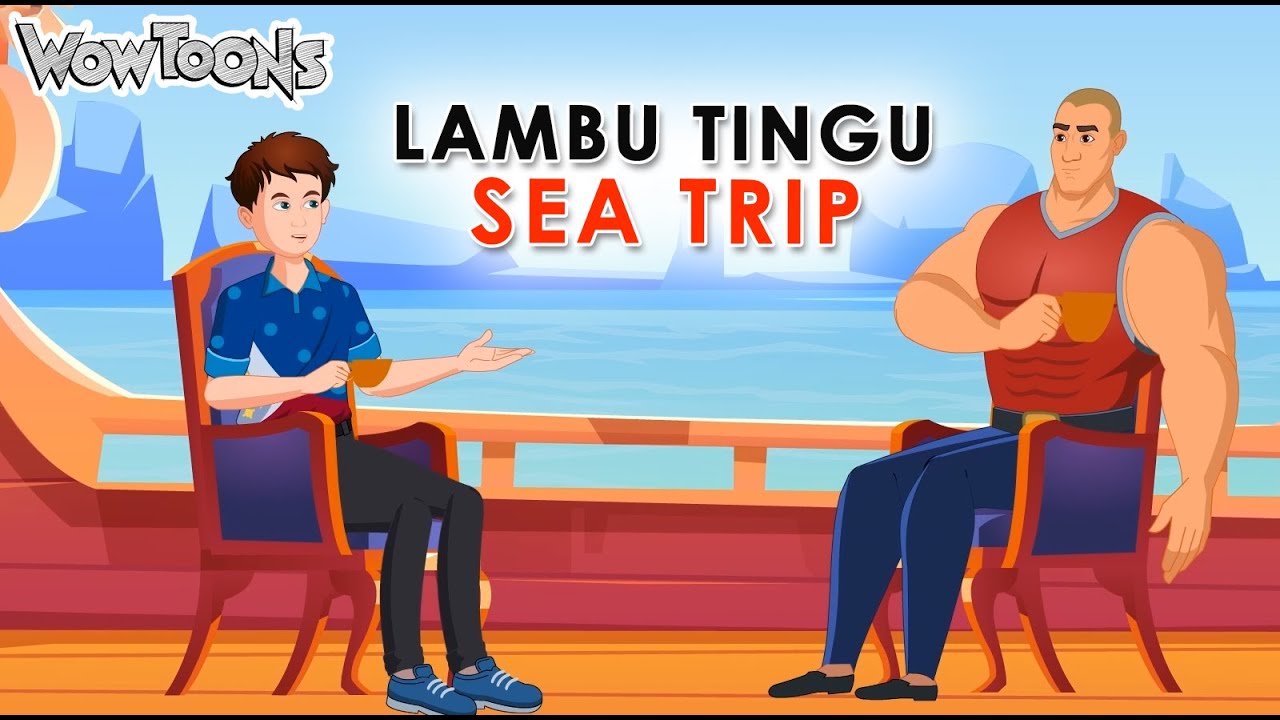 Lambu Tingu Sea Trip | Lambu Tingu in English | Cartoons for Kids | Moral Stories in English 