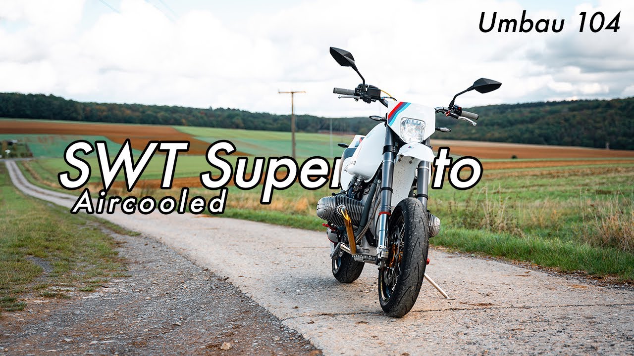 BMW R 100 RS SuperMoto Umbau | SWT-SPORTS Boxer Projekt 104 mit Husqvarna Heck & 1043ccm Power