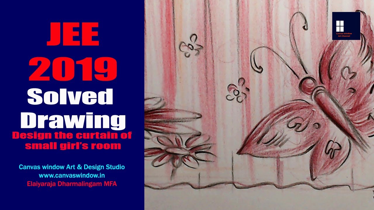 JEE 2019 Solved Drawing - Canvas Window Art & Design Studio