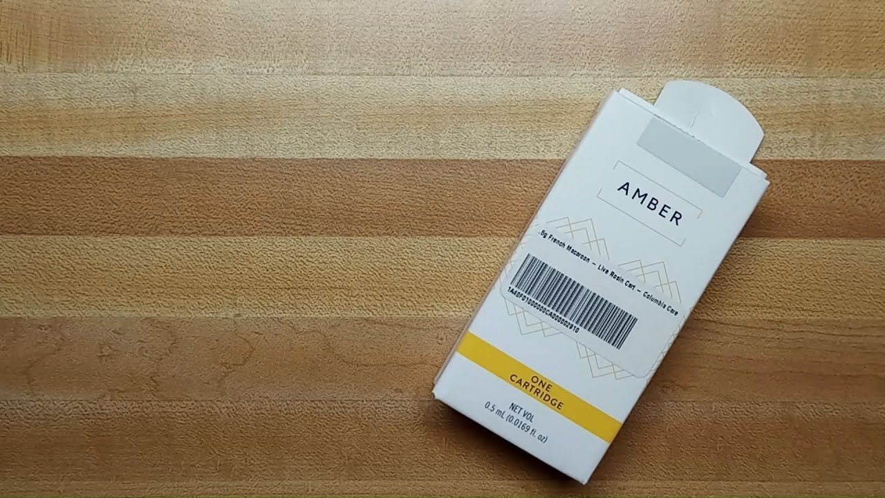 Amber French Macaroon Live Rosin Cart Review