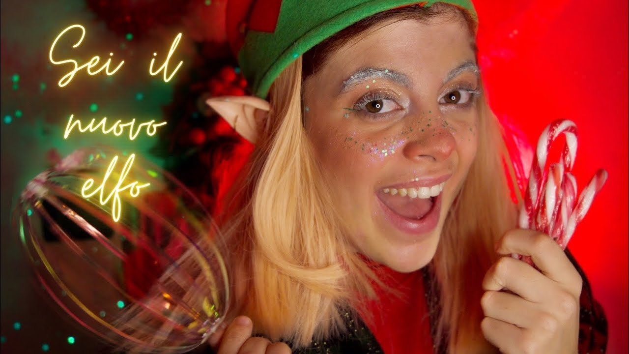 SEI IL NUOVO APPRENDISTA ELFO nella fabbrica di BABBO NATALE🎄 Roleplay di natale ASMR ITA