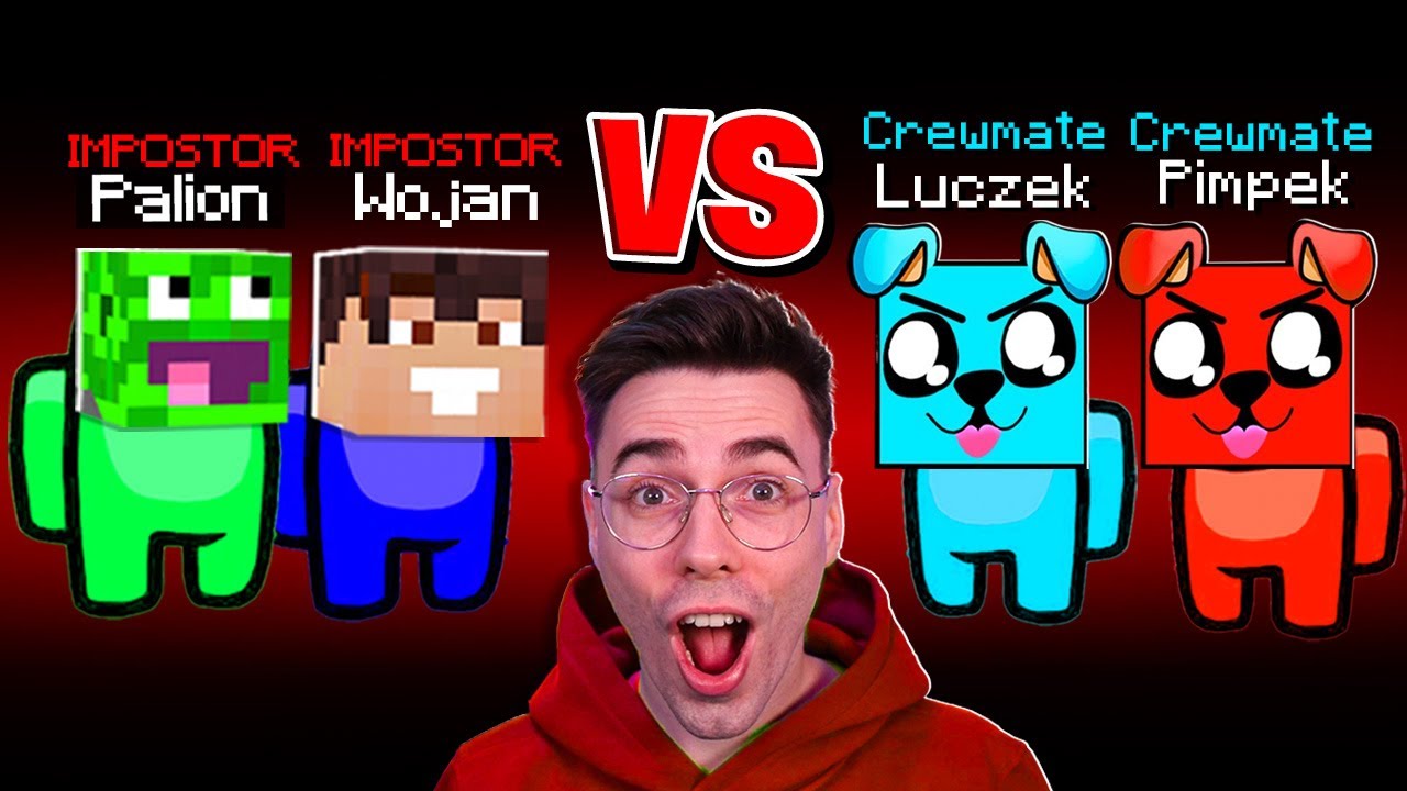 WOJANOWICE vs PIMPEK i LUCZEK w Among Us!