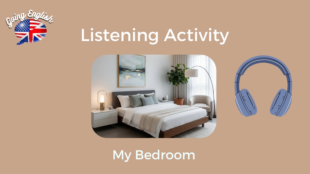 🎧 Describing Rooms | Easy English Listening Practice (A1–A2 Level)