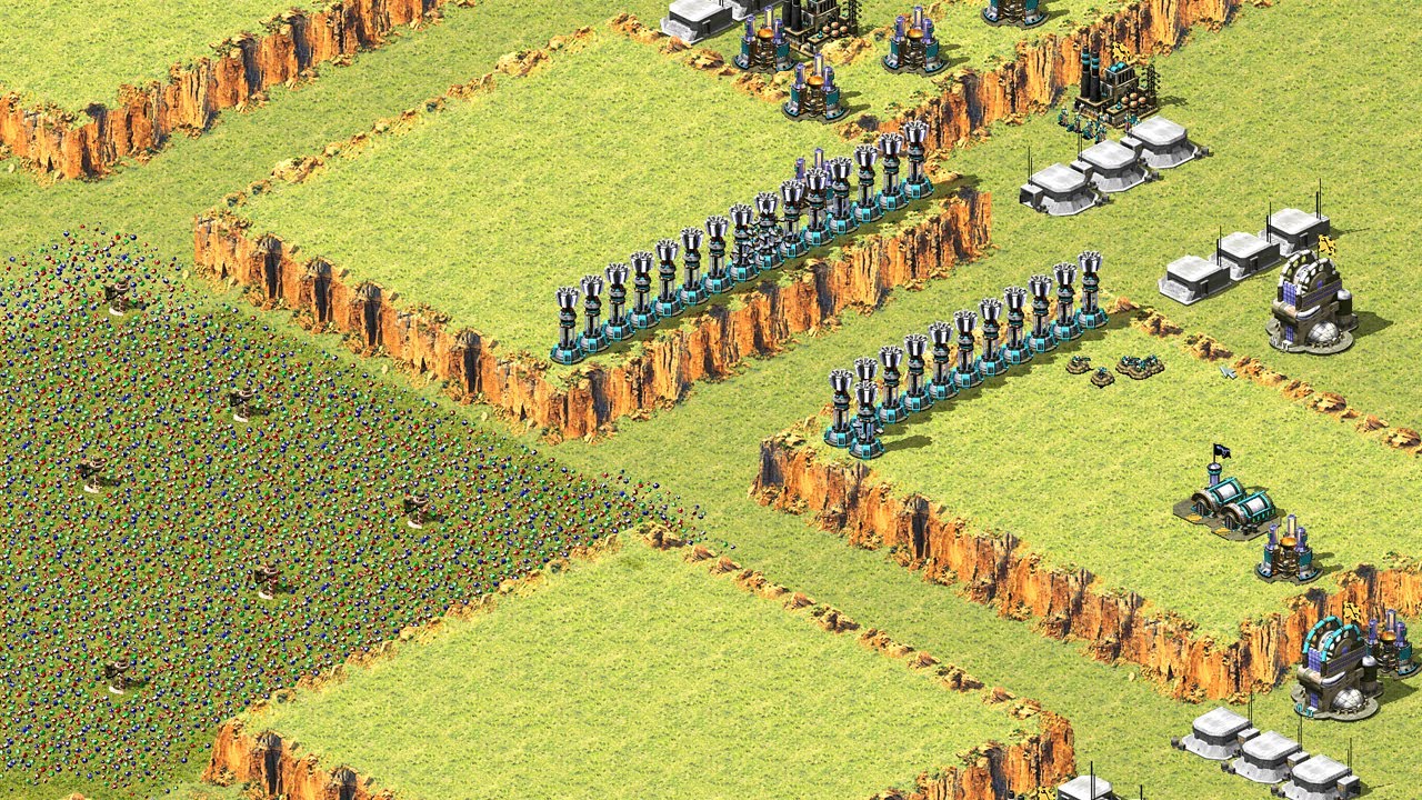 Red Alert 2 | Yuri's Revenge | 7 vs 1 | Extra hard AI | Rhino's Roulettle | Great britain