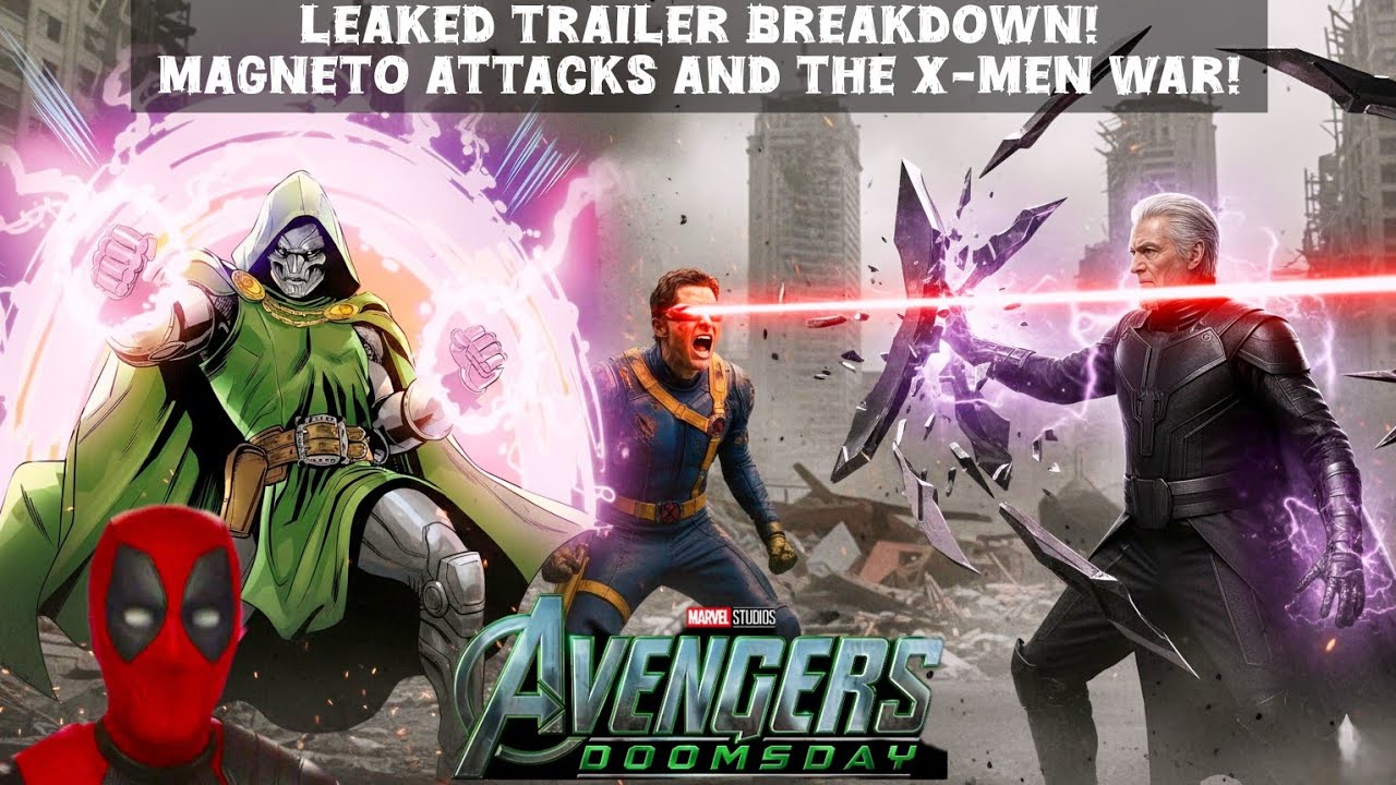 AVENGERS DOOMSDAY: Leaked Trailer Breakdown! Magneto Attacks and the X-Men War! #avengersdoomsday