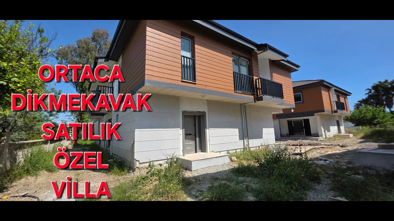 ORTACA DİKMEKAVAK SATILIK HAVUZLU ÖZEL TASARLANMIŞ VİLLA