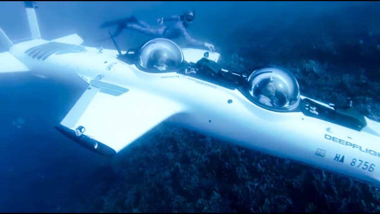 Submarine - A unique view of the DeepFlight Falcon private submarine