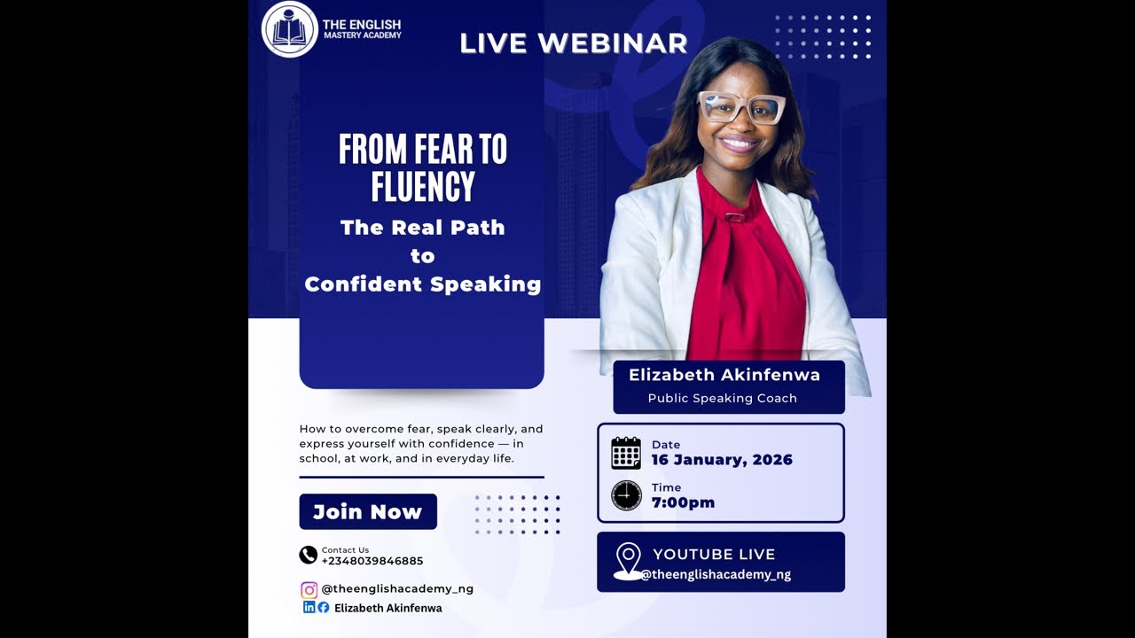 FROM FEAR TO FLUENCY- The Real Path to Confident Speaking