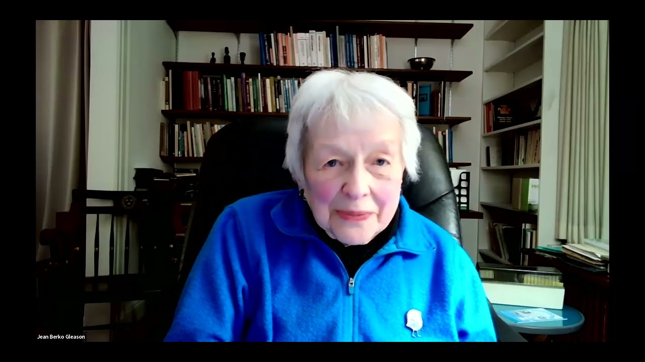 Hi, thanks, and goodbye: From the Wug Test to AI by Jean Berko Gleaon, BUCLD 50 keynote