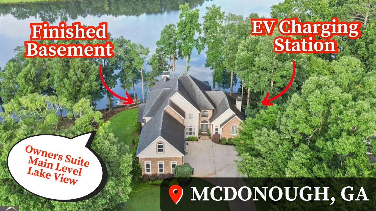 Living In McDonough, GA | Lakefront Home | Cul-De-Sac | Home Tour | Atlanta New Homes